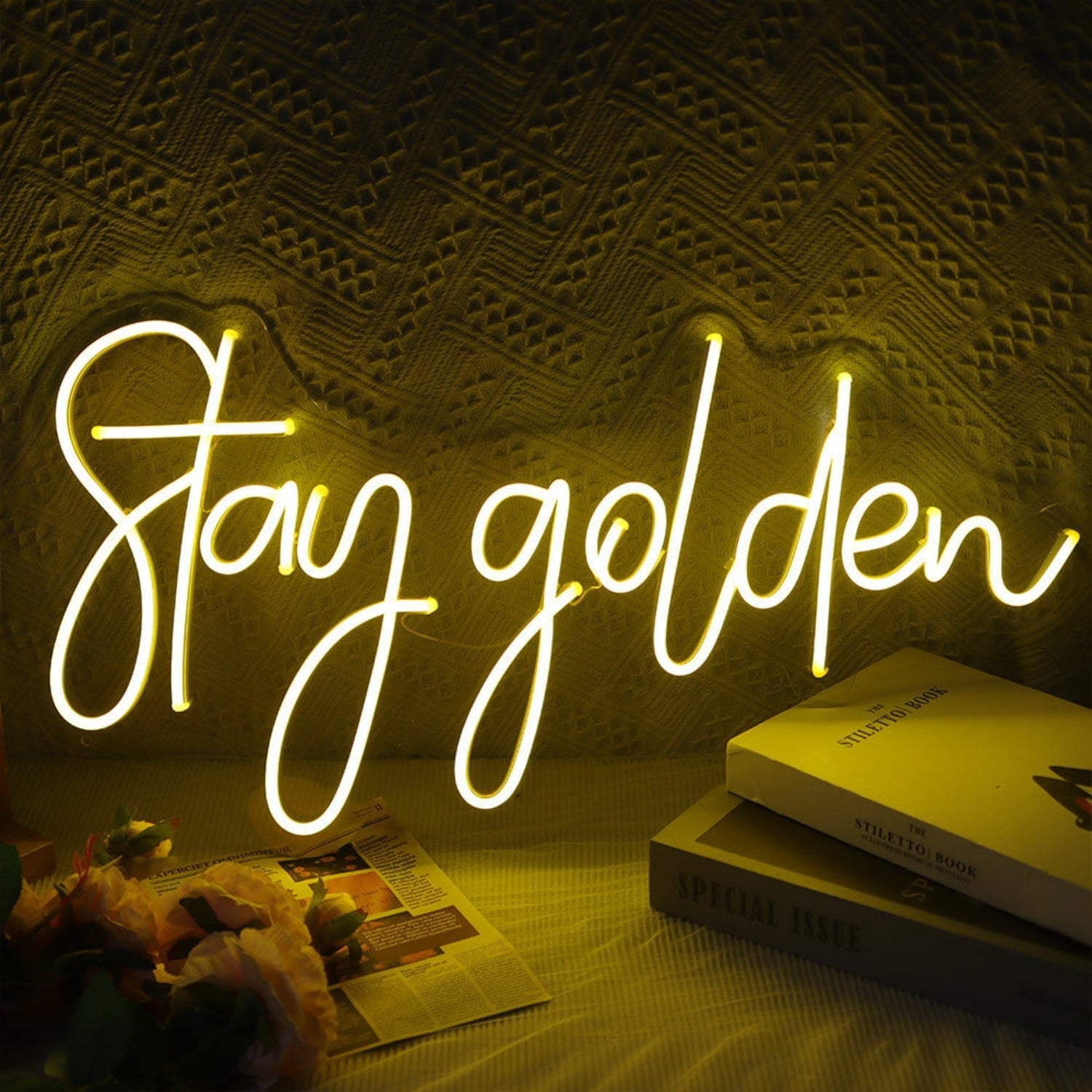 Stay Golden Led Neon Sign - Shineneon