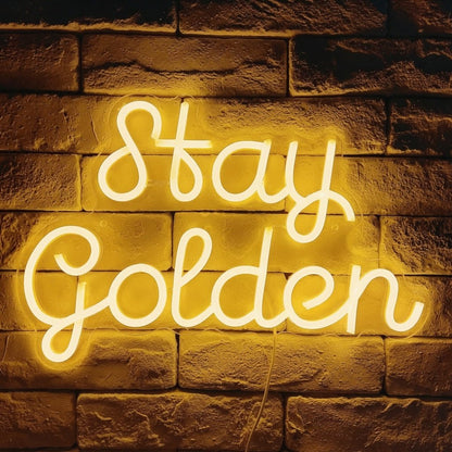 Stay Golden LED Neon Sign Wall Neon Sign - Shineneon