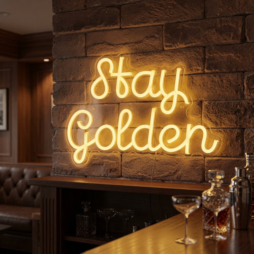 Stay Golden LED Neon Sign Wall Neon Sign - Shineneon
