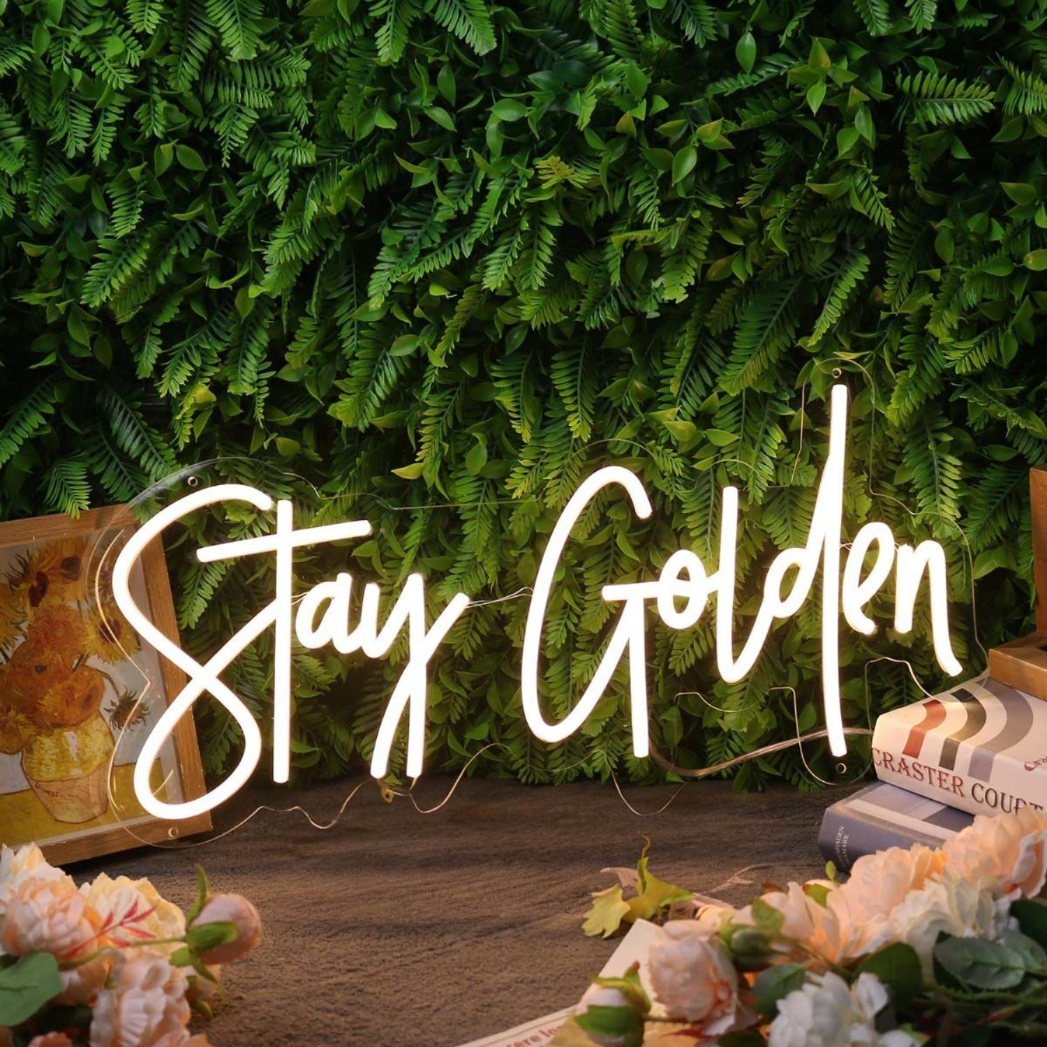Stay Golden Yellow Custom Led Neon Sign - Shineneon