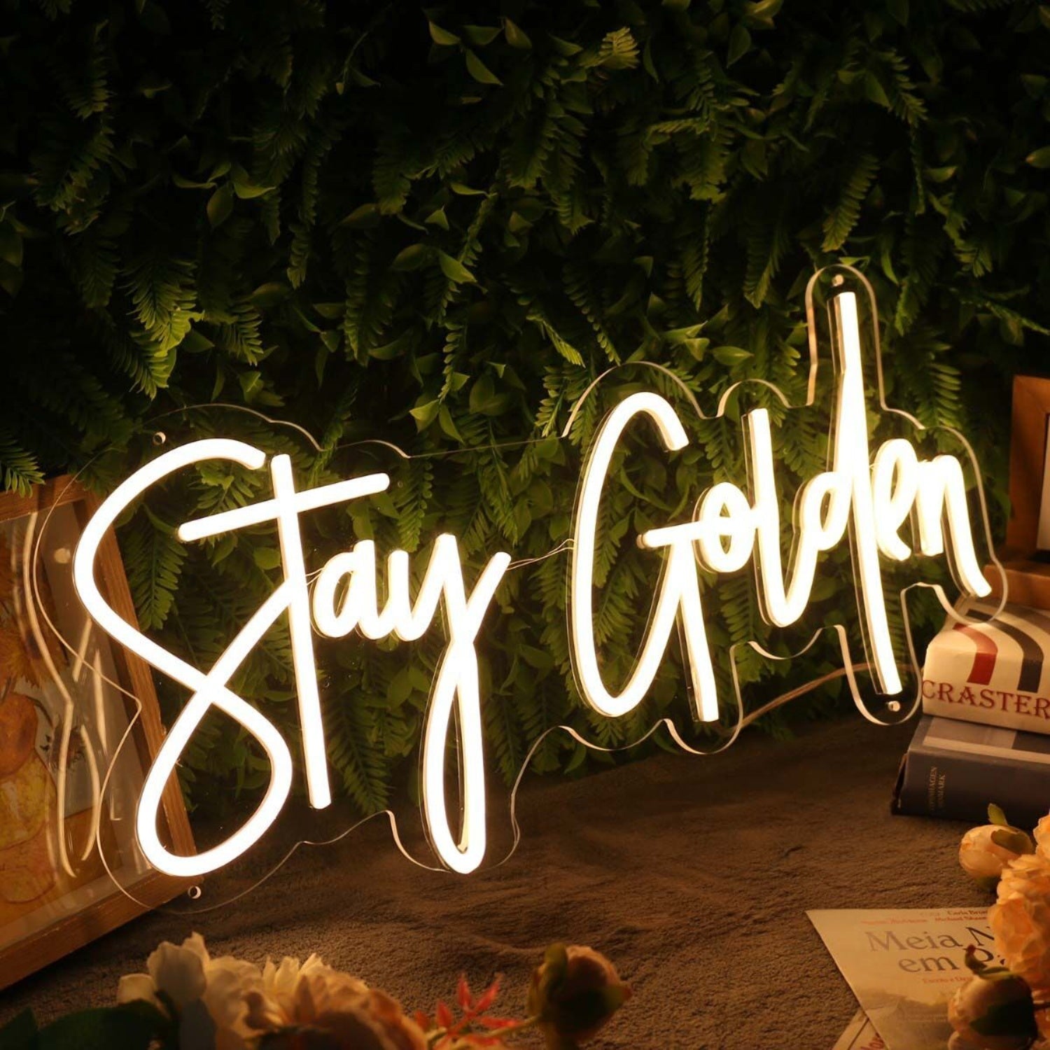 Stay Golden Yellow Custom Led Neon Sign - Shineneon
