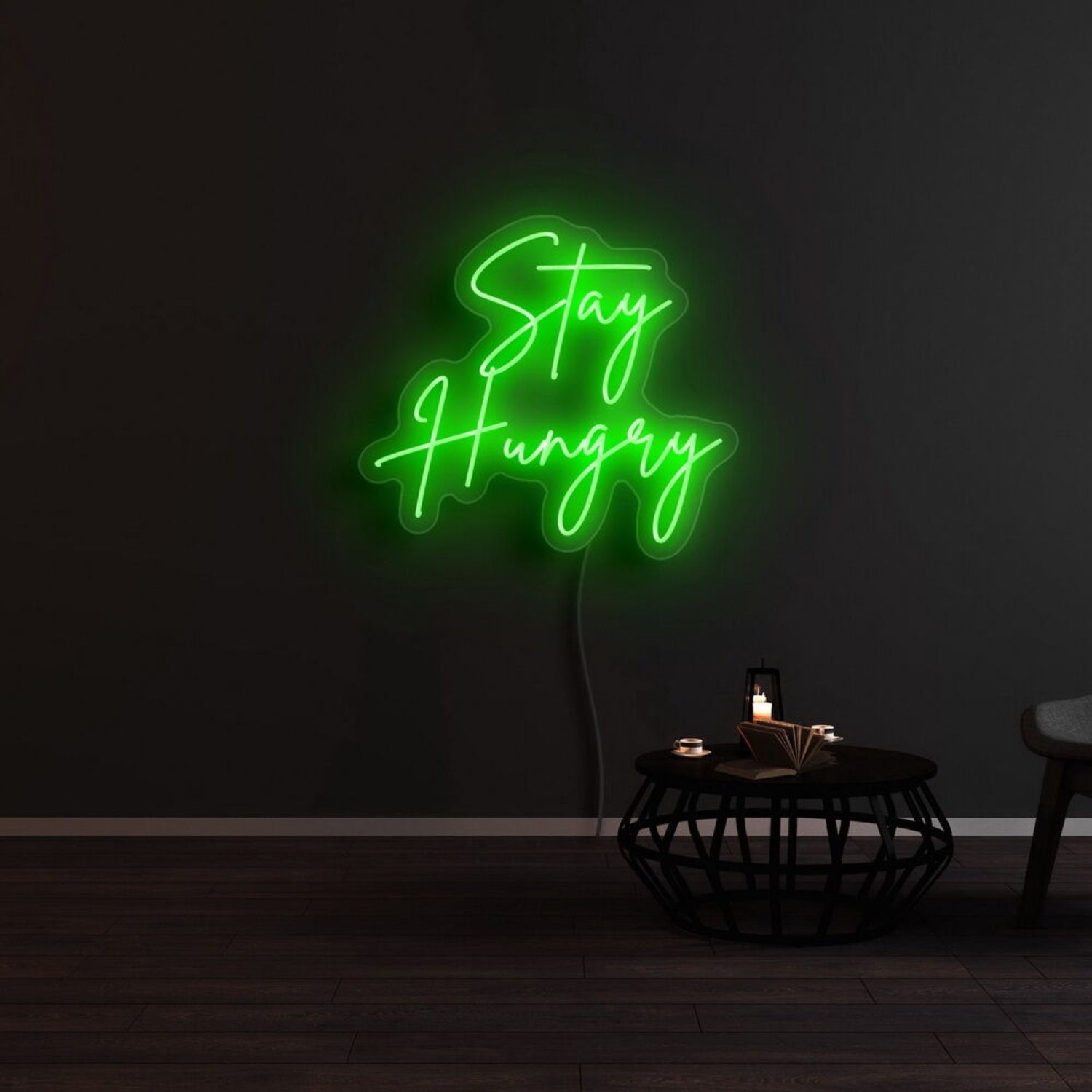 Stay Hungry Led Neon Sign For Motivational And Productive Spaces | Shineneon