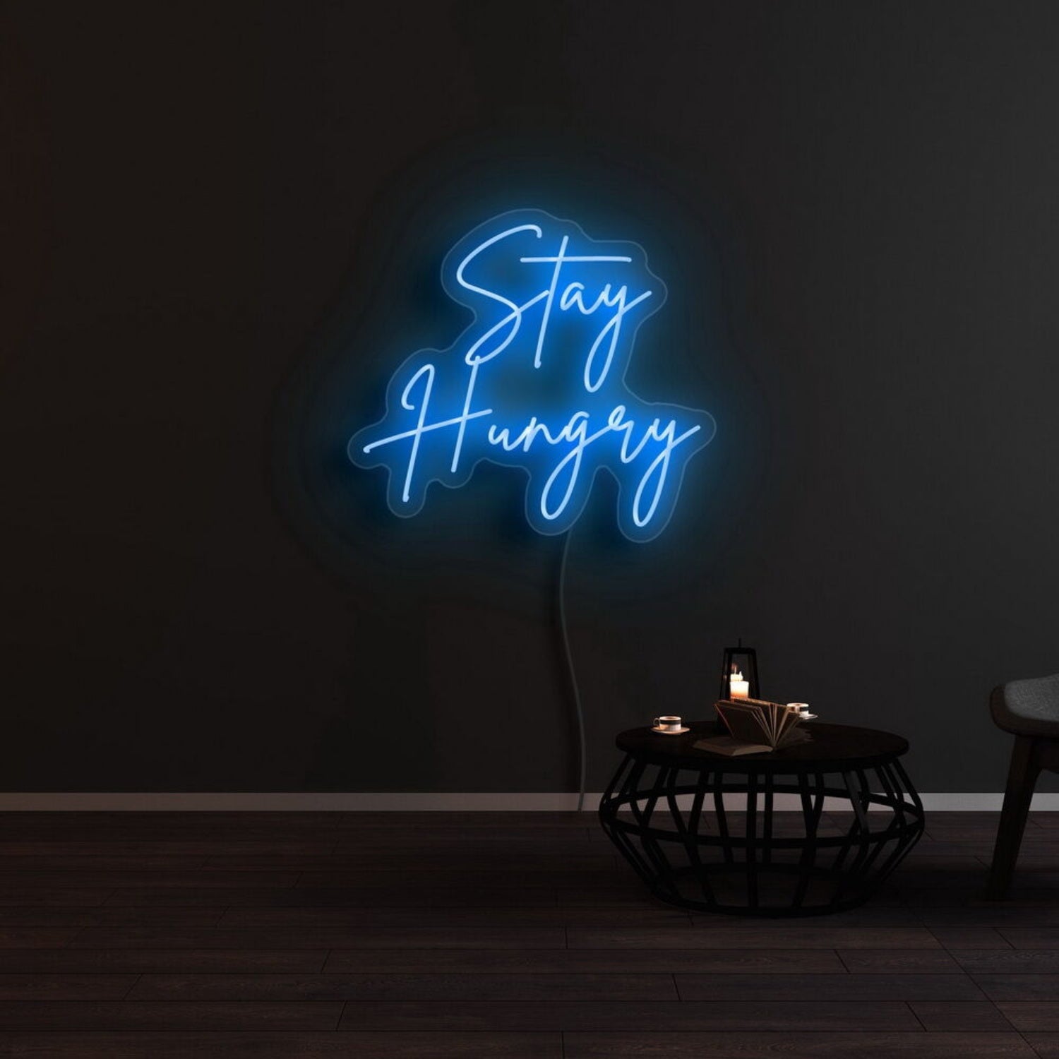 Stay Hungry Led Neon Sign For Motivational And Productive Spaces | Shineneon