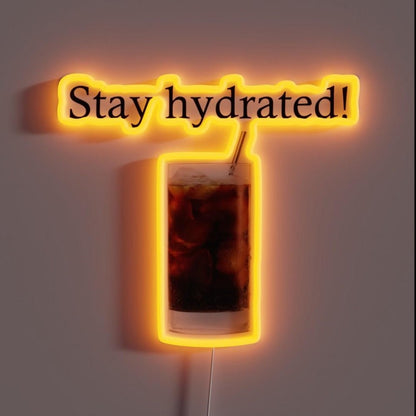 Stay Hydrated With A Rum And Coke Rgb Led Neon Sign - Shineneon