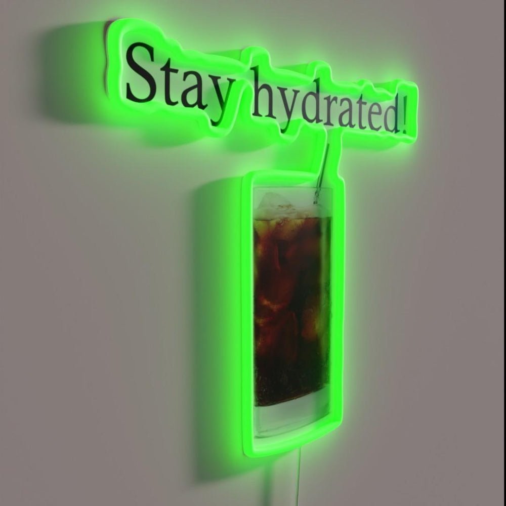 Stay Hydrated With A Rum And Coke Rgb Led Neon Sign - Shineneon