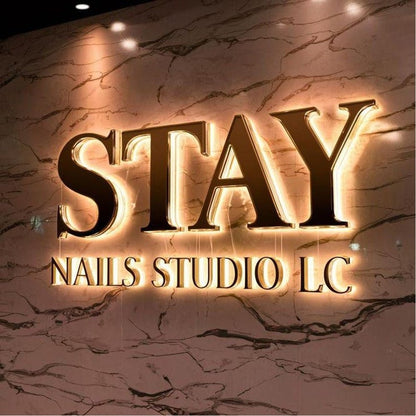 Stay Nails Studio Lc 3D Backlit Channel Letters Led Light Sign - Shineneon