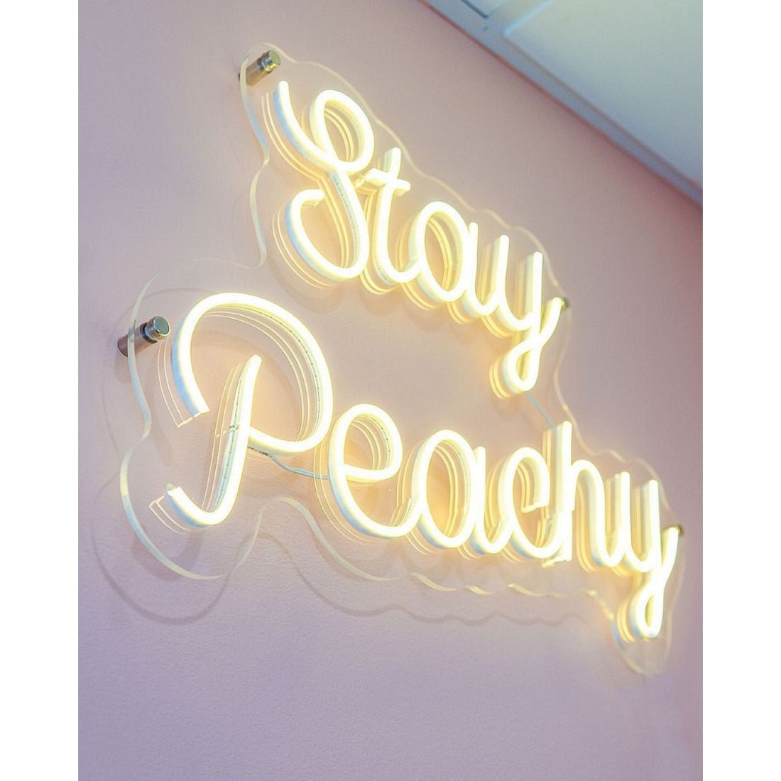 Stay Peachy Led Sign Business Neon Sign - Shineneon