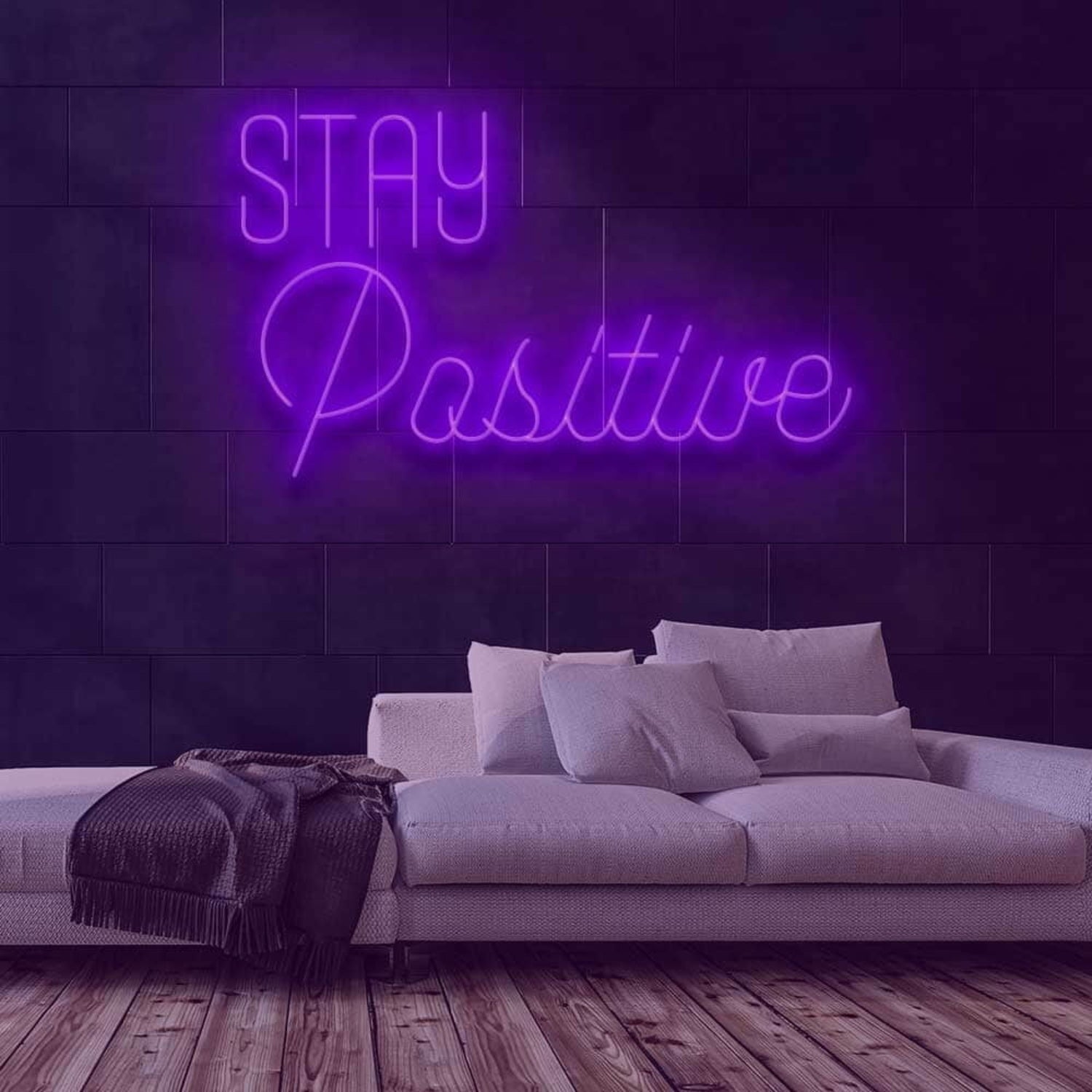 Stay Positive Led Neon Sign - Shineneon