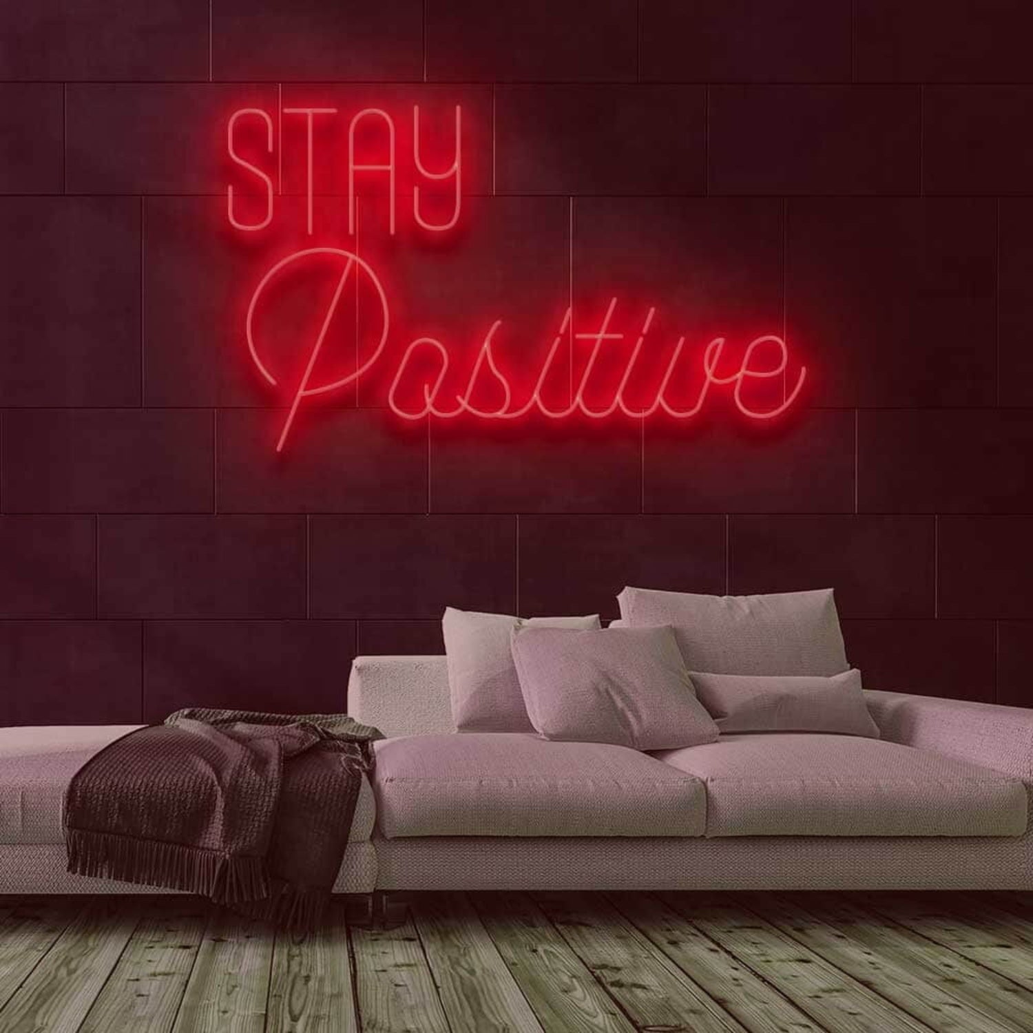 Stay Positive Led Neon Sign - Shineneon