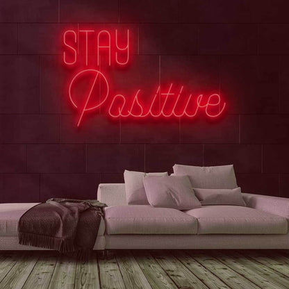 Stay Positive Led Neon Sign - Shineneon