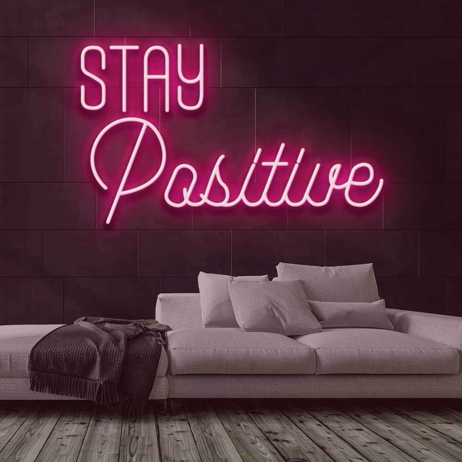 Stay Positive Led Neon Sign - Shineneon