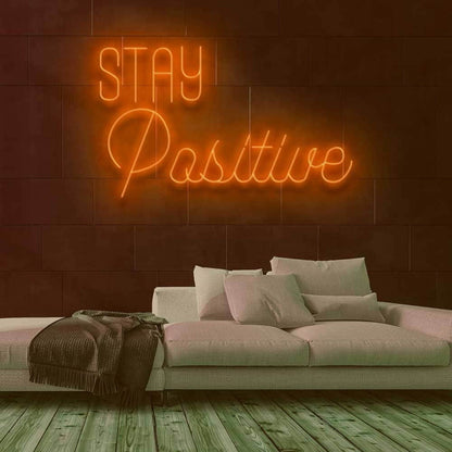 Stay Positive Led Neon Sign - Shineneon