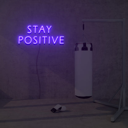 Stay Positive Led Neon Sign Lights Night Lamp Led Neon Sign | Shineneon