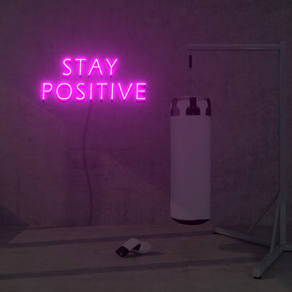 Stay Positive Led Neon Sign Lights Night Lamp Led Neon Sign | Shineneon