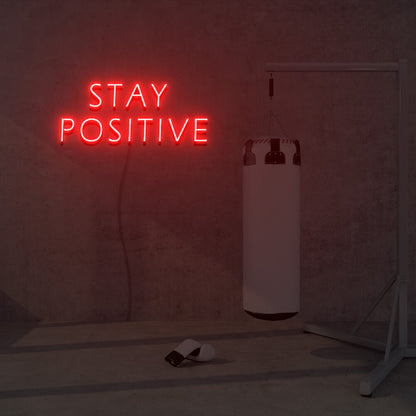 Stay Positive Led Neon Sign Lights Night Lamp Led Neon Sign | Shineneon