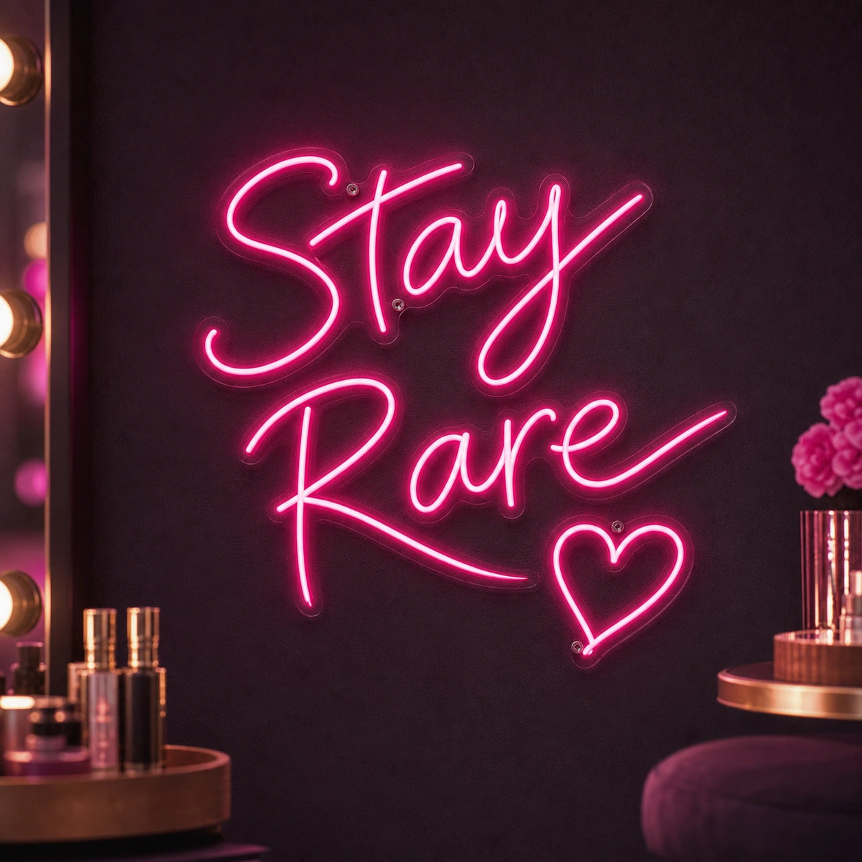 Stay Rare LED Neon Sign Garage Man Cave Neon Sign high-converting product image