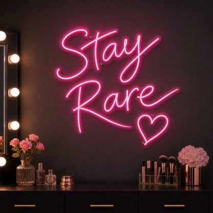 Stay Rare LED Neon Sign Garage Man Cave Neon Sign - Shineneon