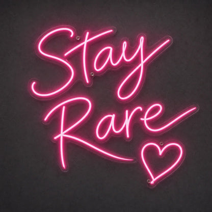 Stay Rare LED Neon Sign Garage Man Cave Neon Sign - Shineneon