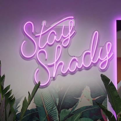 Stay Shady LED Neon Sign - 01 Original Product Image