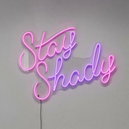 Stay Shady LED Neon Sign - 04 Size Image