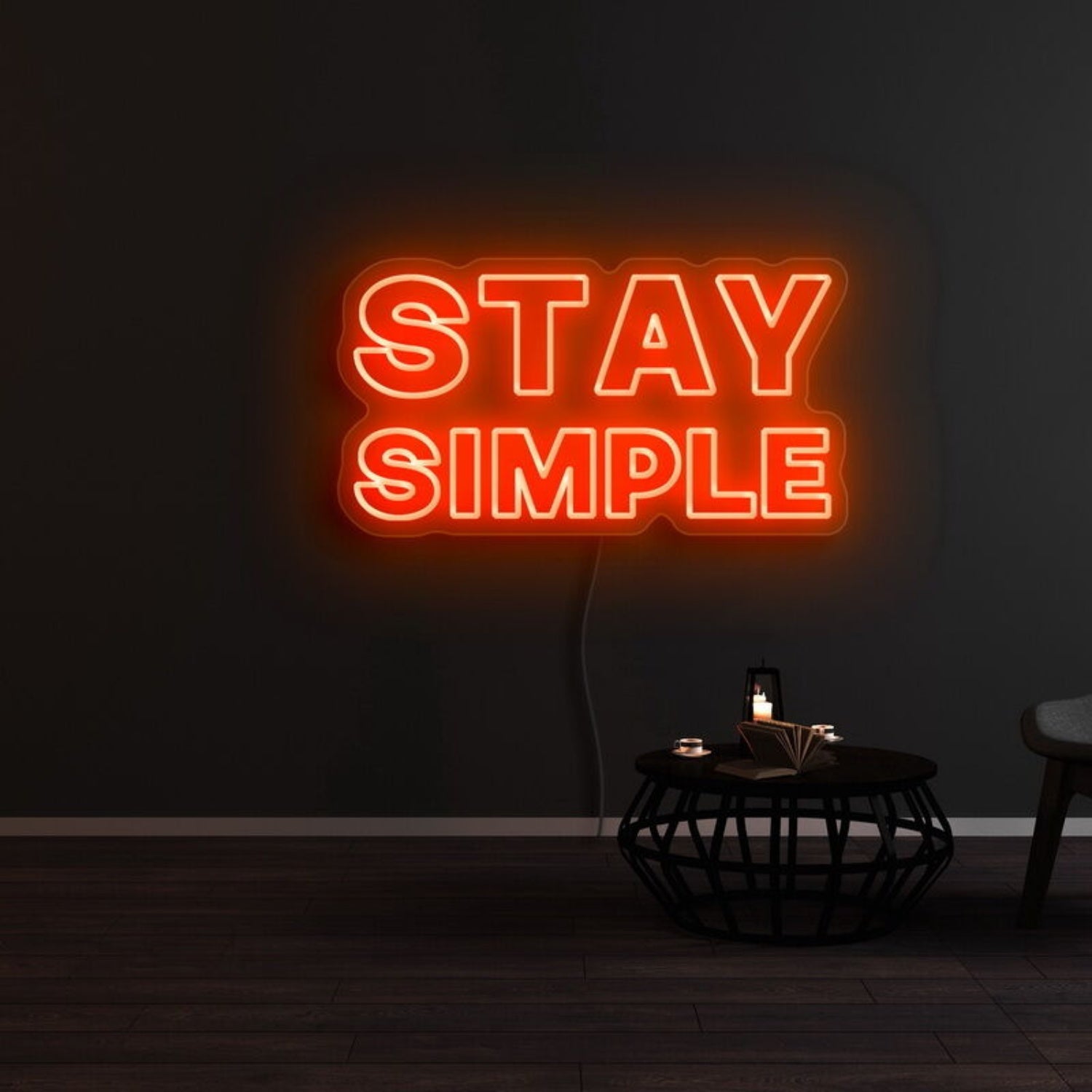 Stay Simple Led Neon Sign - Shineneon