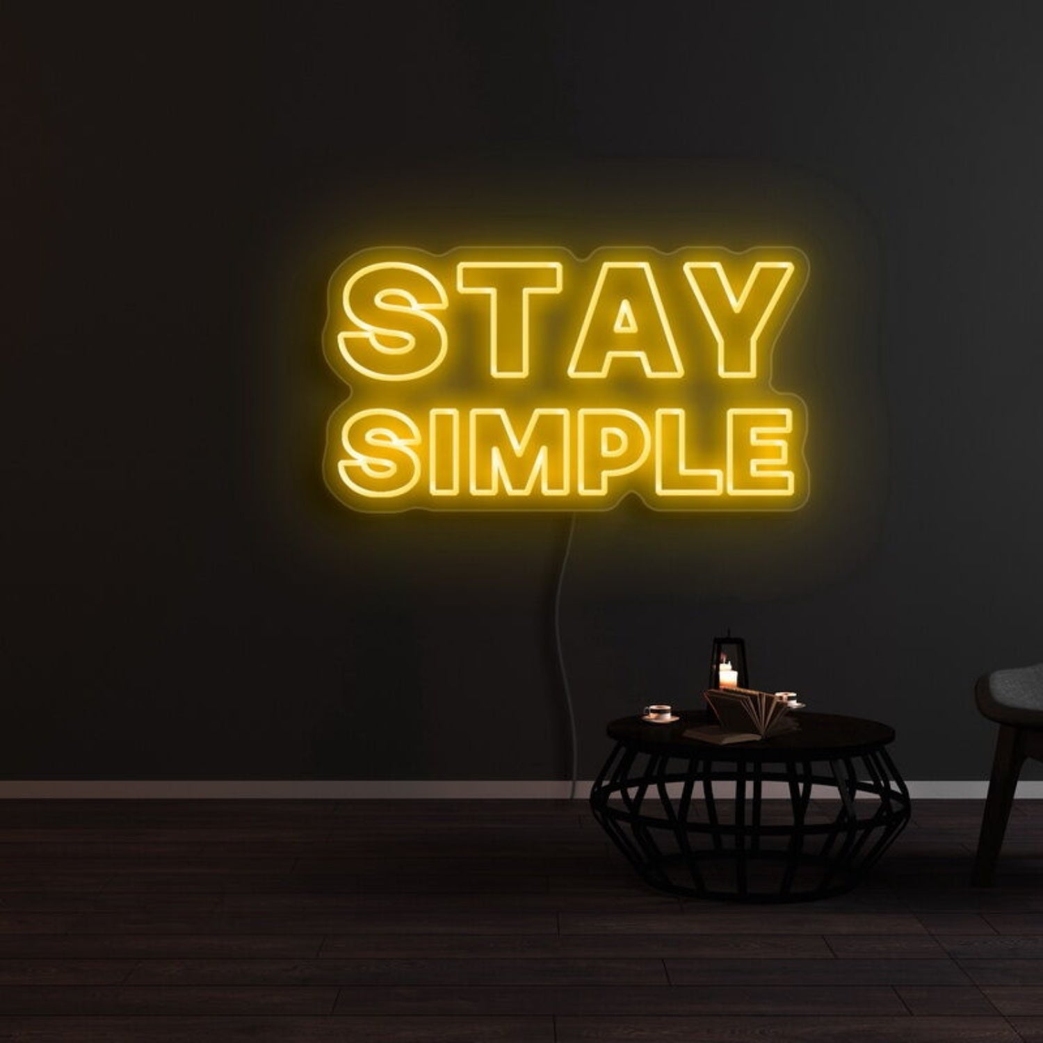 Stay Simple Led Neon Sign - Shineneon