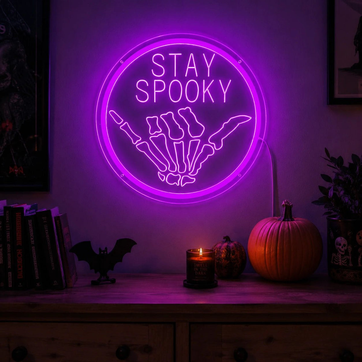 Stay Spooky Skull LED Neon Sign - Shineneon