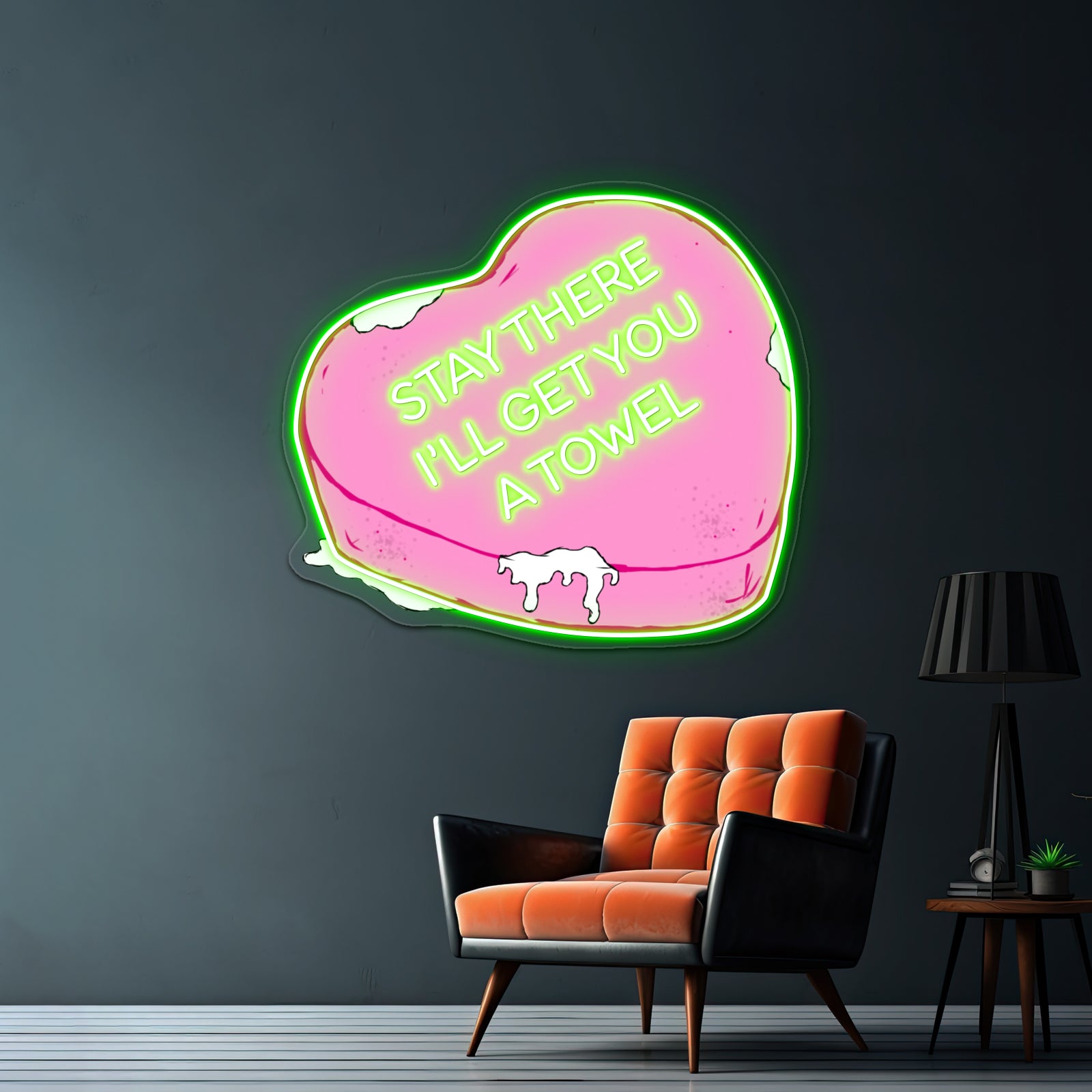 Stay There Ill Get You A Towel Artwork Neon Signs For Sale | Shineneon