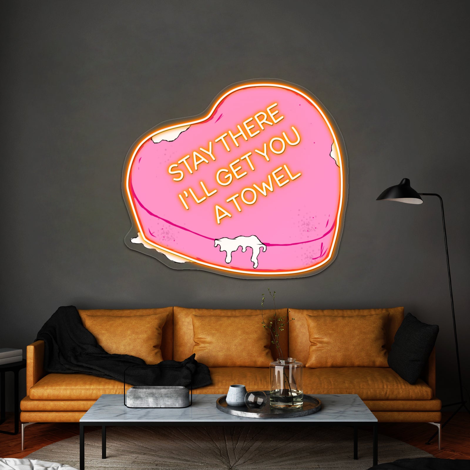 Stay There Ill Get You A Towel Artwork Neon Signs For Sale | Shineneon