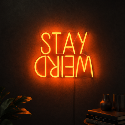 Stay Weird LED Neon Sign Wall Neon Sign - 02 High-Converting Product Image