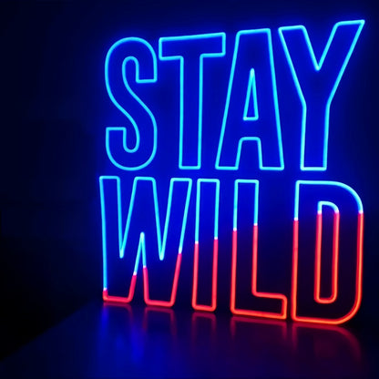 Stay Wild Embrace Your Adventurous Spirit Led Neon Sign | Shineneon