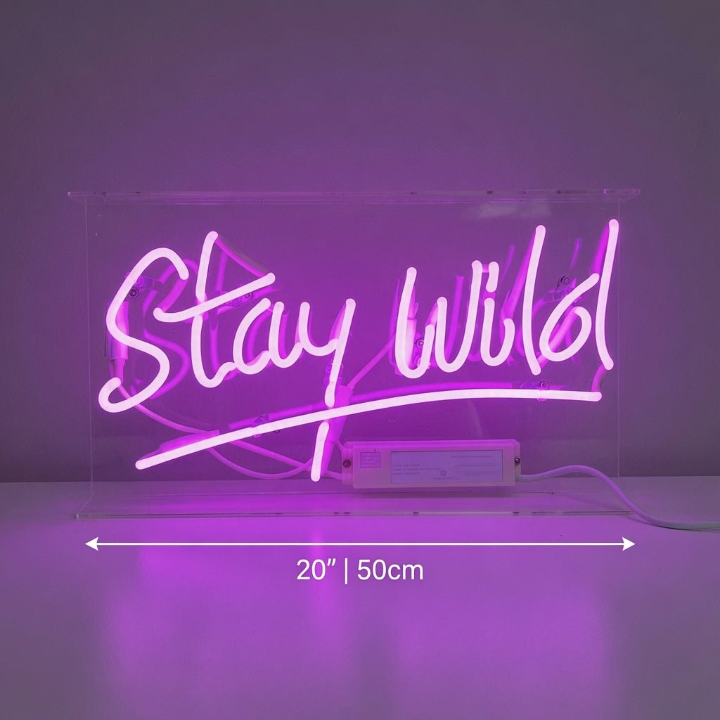 Stay Wild LED Neon Sign Home Decor - Shineneon