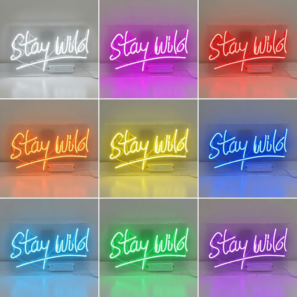 Stay Wild LED Neon Sign Home Decor - Shineneon