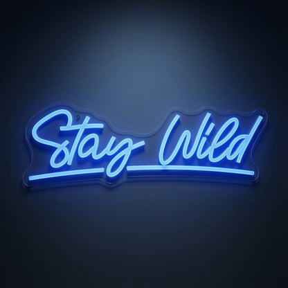 Stay Wild LED Neon Sign Home Wall Art - 02 High-Converting Product Image