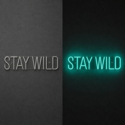 Stay Wild LED Neon Sign Man Cave Neon Sign - Shineneon