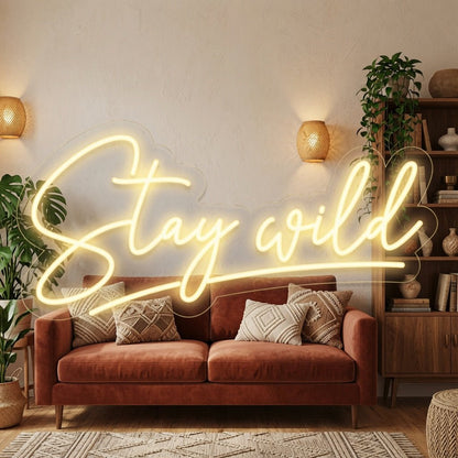 Stay Wild LED Neon Sign Wall Art - Shineneon