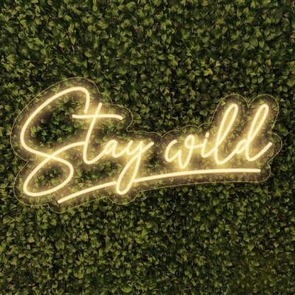 Stay Wild LED Neon Sign Wall Art - Shineneon