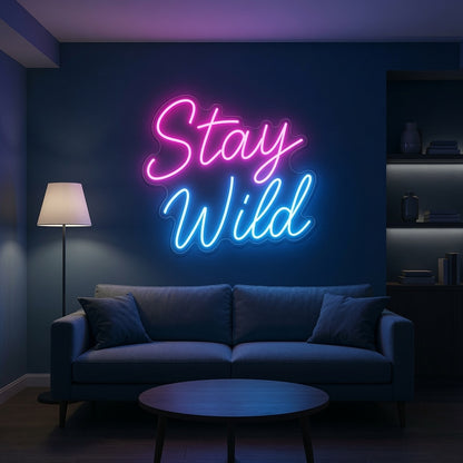 Stay Wild LED Neon Sign Wall Neon Sign - 02 High-Converting Product Image