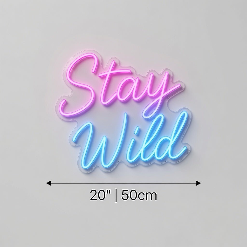 Stay Wild LED Neon Sign Wall Neon Sign - Shineneon