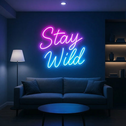 Stay Wild LED Neon Sign Wall Neon Sign - Shineneon