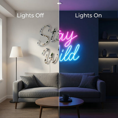 Stay Wild LED Neon Sign Wall Neon Sign - Shineneon