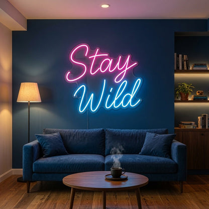 Stay Wild LED Neon Sign Wall Neon Sign - Shineneon