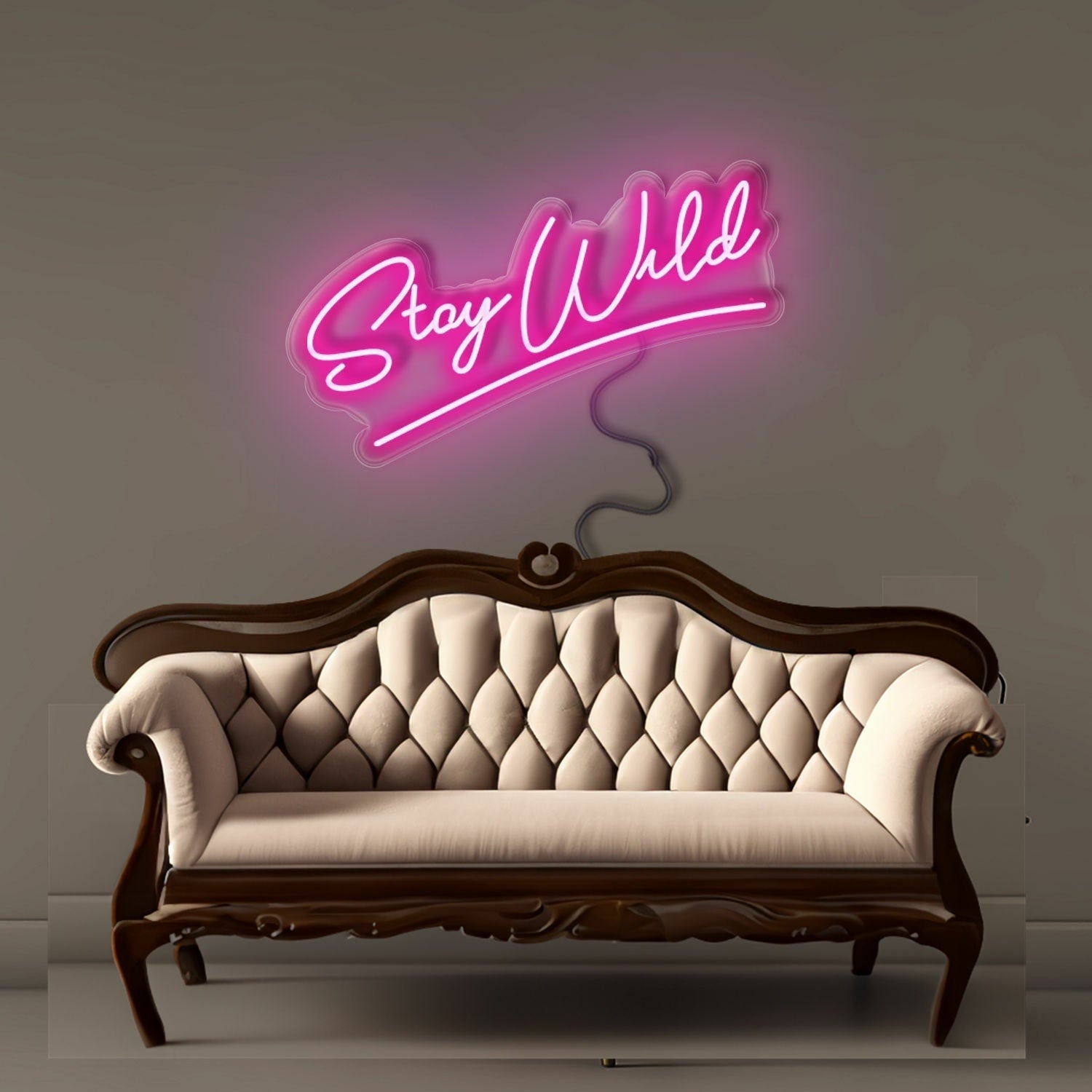 Stay Wild Led Neon Signs Bedroom Wall Art - Shineneon