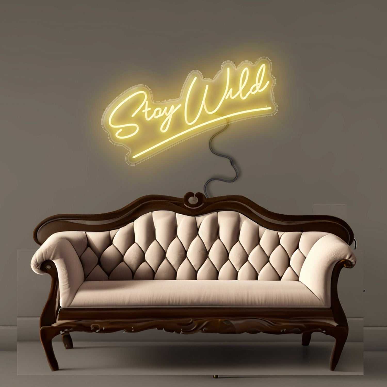 Stay Wild Led Neon Signs Bedroom Wall Art - Shineneon