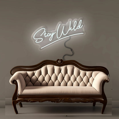 Stay Wild Led Neon Signs Bedroom Wall Art - Shineneon