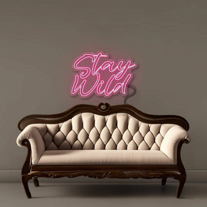 Stay Wild Led Neon Signs For Wall Decor - Shineneon