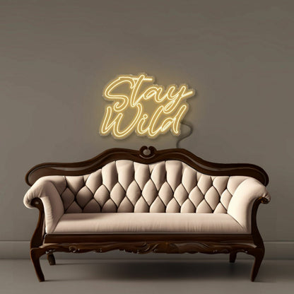 Stay Wild Led Neon Signs For Wall Decor - Shineneon