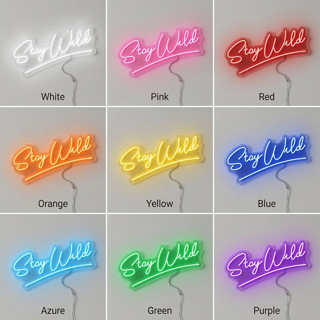 Stay Wild Modern LED Neon Sign - Shineneon