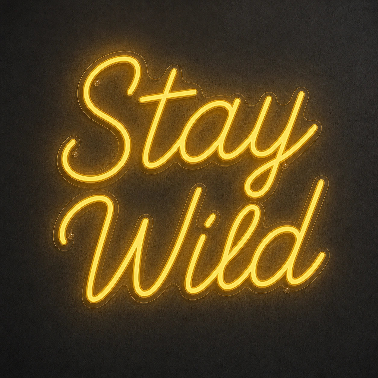 Stay Wild Wall Decor LED Neon Sign Garage Man Cave Neon Sign main product image