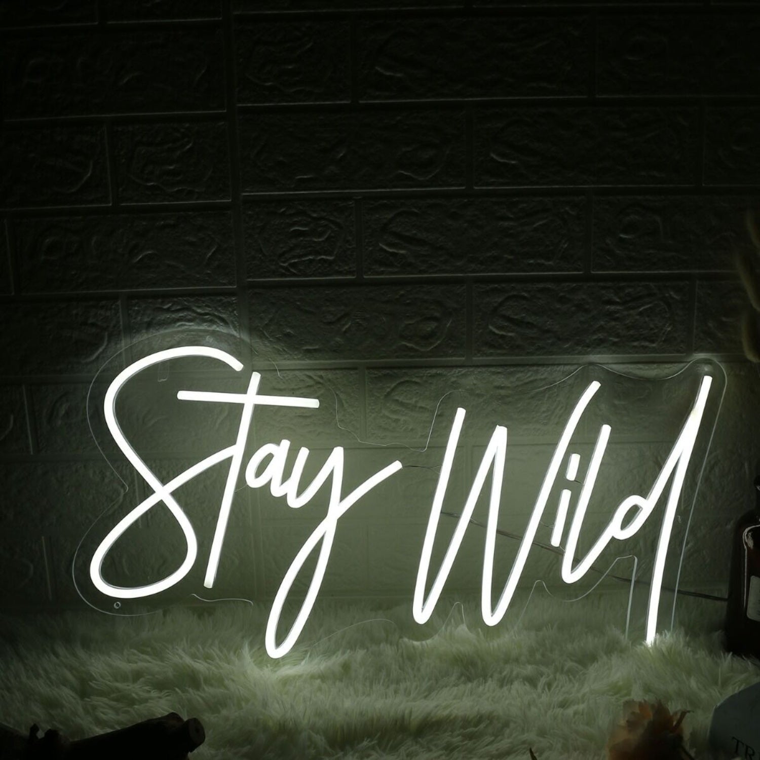 Stay Wild White Neon Sign For Inspirational And Positive Spaces | Shineneon
